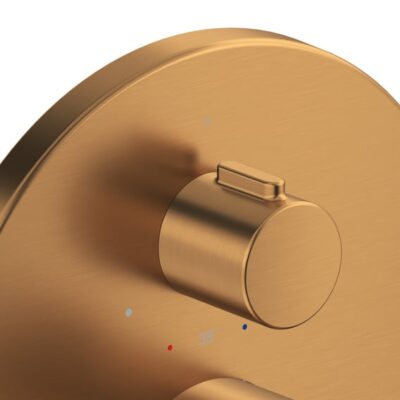 Duravit Universele thermostaat voor douche 1 verbruiker brons geborsteld TH4200016004 4