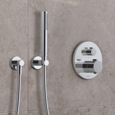 Duravit Universele thermostaat voor douche 1 verbruiker chroom TH4200016010 4