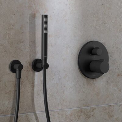 Duravit Universele thermostaat voor douche 1 verbruiker mat-zwart TH4200016046 4