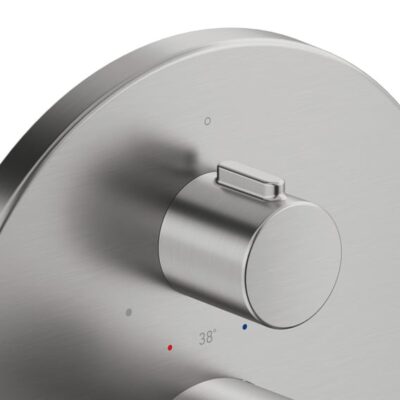 Duravit Universele thermostaat voor douche 1 verbruiker rvs geborsteld TH4200016070 4