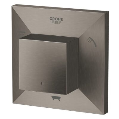 Grohe Allure Brilliant omsteller 3 verbruikers hard graphite geborsteld 19798AL0 5