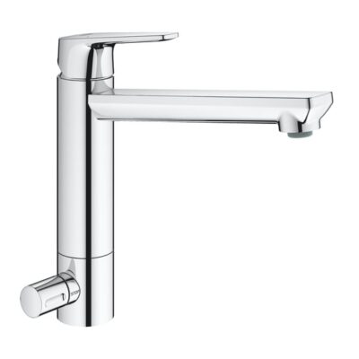 Grohe BauEdge eengreeps keukenmengkraan met zwenkbare uitloop en GROHE Zero technologie 31696000 4