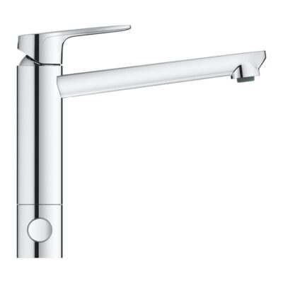 Grohe BauEdge eengreeps keukenmengkraan met zwenkbare uitloop en GROHE Zero technologie 31696000 5