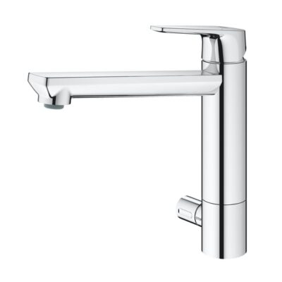 Grohe BauEdge eengreeps keukenmengkraan met zwenkbare uitloop en GROHE Zero technologie 31696000 6