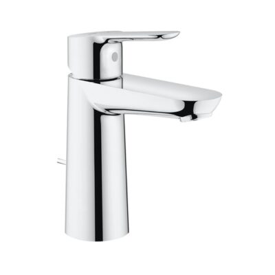 Grohe BauEdge wastafelkraan M-Size met EcoJoy met trekstang-afvoergarnituur chroom 23758000 6 Grohe BauEdge wastafelkraan M-Size met EcoJoy met trekstang-afvoergarnituur chroom 23758000 6