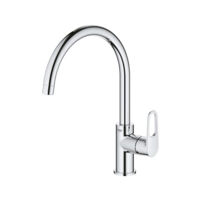 Grohe BauFlow eengreeps keukenmengkraan chroom met 360° zwenkuitloop en GROHE Zero 31538001 6