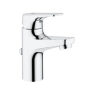 Grohe BauFlow eengreeps wastafelmengkraan S-maat 1/2 met keramische cartridge chroom 23801000
