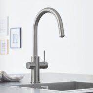 Grohe Blue Home C-afvoer Starter Kit uittrekbare uitloop Supersteel 31541DC0