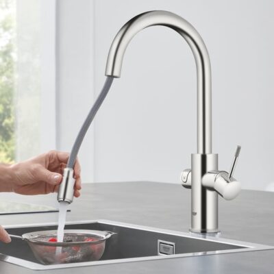 Grohe Blue Home C-afvoer Starter Kit uittrekbare uitloop Supersteel 31541DC0 4