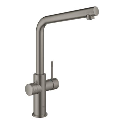 Grohe Blue Home L-uitloop Starter Kit – haaks draaibaar 2 standen hard graphite brushed 31454AL1 4