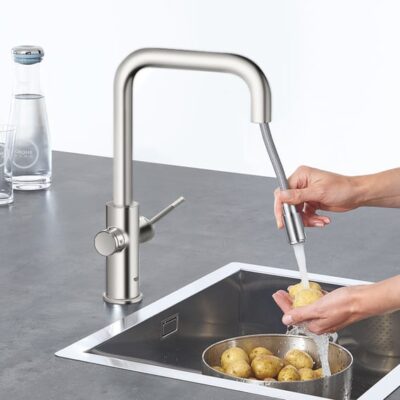 Grohe Blue Home uittrekbare uitloop starter kit supersteel 31543DC0 4