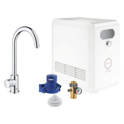 Grohe Blue Professional C-uitloop kit mono kraan – rond draaibaar 2 standen chroom 31302002 5