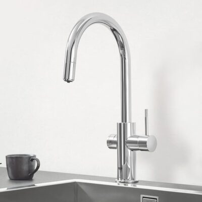 Grohe Blue Professional C-uitloop Kit mousseuruitloop rond draaibaar uittrekbaar chroom 31325002 6