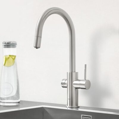 Grohe Blue Professional C-uitloop Mousseuruitloop Rond Draaibaar Uittrekbaar Supersteel 31325DC2 6