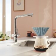 Grohe Blue Pure Minta Filter eengreeps keukenmengkraan haaks draaibaar 2 standen chroom 30600000