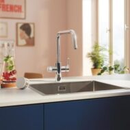 Grohe Blue Pure Start keukenmengkraan Mini actieve koolstoffilter draaibaar 2 standen Chroom 30596000