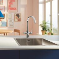 Grohe Blue Pure StartCurve keukenmengkraan filter rond draaibaar 2 standen chroom 30592000