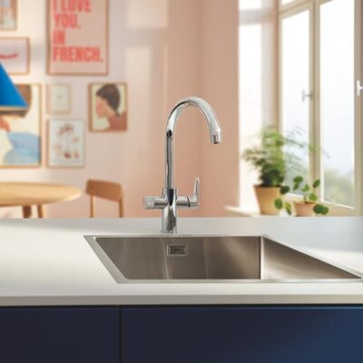 Grohe Blue Pure StartCurve keukenmengkraan filter rond draaibaar 2 standen chroom 30592000 9
