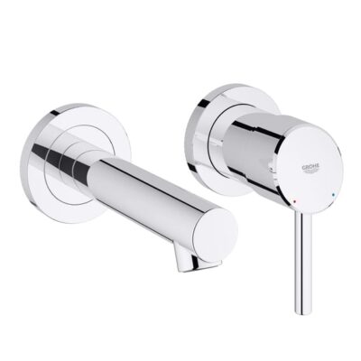 Grohe Concetto eengreeps inbouw wastafelmengkraan chroom 15cm met staafgreep en wandinbouw 19575001 4