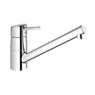 Grohe Concetto eengreeps keukenmengkraan met draaibare gietijzeren uitloop en Mousseur 32659001 Grohe Concetto eengreeps keukenmengkraan met draaibare gietijzeren uitloop en Mousseur 32659001