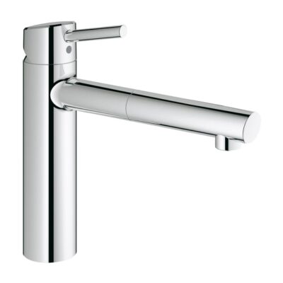 Grohe Concetto eengreeps keukenmengkraan met uittrekbare spoeldouche en zwenkbare uitloop chroom 31129001 4