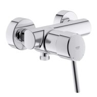 Grohe Concetto eengreeps wandmontage douchemengkraan met staafgreep en chroomafwerking 32210001