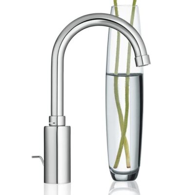 Grohe Concetto eengreeps wastafelmengkraan L-maat chroom met 360° draaibereik en SilkMove 32629002 6