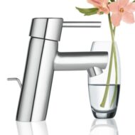 Grohe Concetto eengreeps wastafelmengkraan S-formaat chroom met temperatuurbegrenzer 32204001
