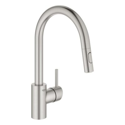 Grohe Concetto keukenmengkraan pvd steel – draaibaar uitrekbaar eengreeps bediening 31483DC2 4