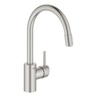 Grohe Concetto PVD steel keukenmengkraan met draaibare uitloop en eengreepsbediening 32663DC3 Grohe Concetto PVD steel keukenmengkraan met draaibare uitloop en eengreepsbediening 32663DC3