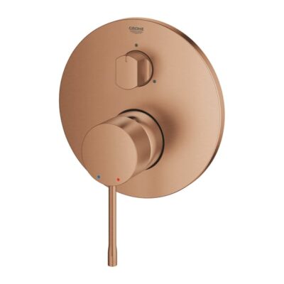 Grohe Essence eengreeps inbouw douchemengkraan 3 verbruikers warm sunset geborsteld 24092DL1 5