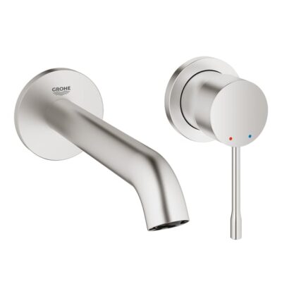 Grohe Essence eengreeps inbouw wastafelmengkraan met EcoJoy supersteel 19408DC1 10 Grohe Essence eengreeps inbouw wastafelmengkraan met EcoJoy supersteel 19408DC1 10
