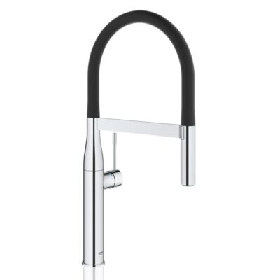 Grohe Essence eenhendel keukenmengkraan draaibaar chroom met mat zwart 30294000 7
