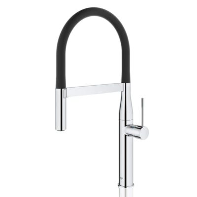 Grohe Essence eenhendel keukenmengkraan draaibaar chroom met mat zwart 30294000 5