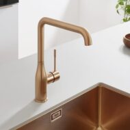 Grohe Essence eenhendel keukenmengkraan draaibaar warm zonsondergang geborsteld 30269DL0 Grohe Essence eenhendel keukenmengkraan draaibaar warm zonsondergang geborsteld 30269DL0