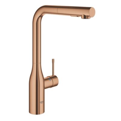 Grohe Essence eenhendel keukenmengkraan uittrekbaar draaibaar warm sunset 30270DA0 4