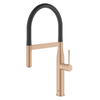 Grohe Essence Magneet eengreeps keukenmengkraan met veer uittrekbaar 2 standen warm sunset geborsteld 30294DL0 4