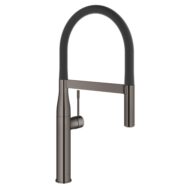 Grohe Essence Spring uittrekbare keukenmengkraan hard graphite met magneet 30294A00 Grohe Essence Spring uittrekbare keukenmengkraan hard graphite met magneet 30294A00