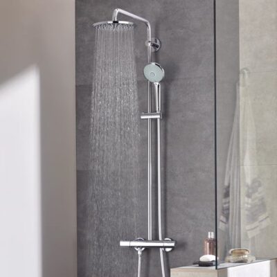 Grohe Euphoria douchesysteem met thermostaatmengkraan en waterbesparende technologie chroom 27964000 4