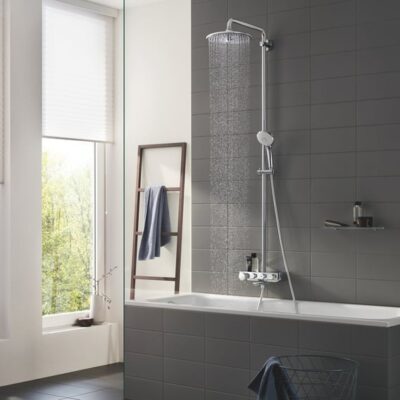 Grohe Euphoria SmartControl douchesysteem met thermostaat en verstelbare handdouche chroom 26510000 5