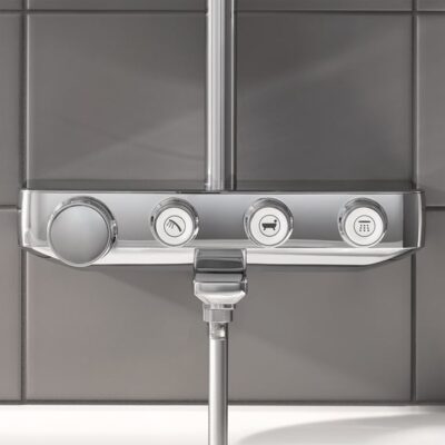 Grohe Euphoria SmartControl douchesysteem met thermostaat en verstelbare handdouche chroom 26510000 7