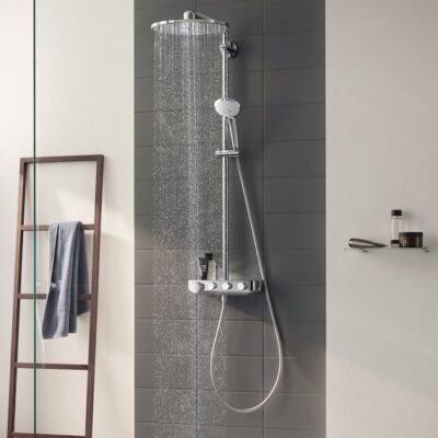 Grohe Euphoria SmartControl Duo douchesysteem wandmontage met thermostaat en 450 mm douchearm 26507000 14