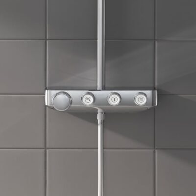 Grohe Euphoria SmartControl Duo douchesysteem wandmontage met thermostaat en 450 mm douchearm 26507000 16