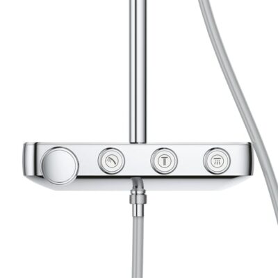 Grohe Euphoria SmartControl Duo douchesysteem wandmontage met thermostaat en 450 mm douchearm 26507000 7