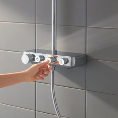 Grohe Euphoria SmartControl thermostatische opbouw regendoucheset met EcoJoy 310 x 310 mm chroom 26508000 5