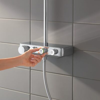 Grohe Euphoria SmartControl thermostatische opbouw regendoucheset met EcoJoy 310 x 310 mm chroom 26508000 6