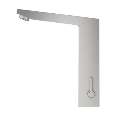 Grohe Eurocube E wastafelkraan met EcoJoy batterij-aangedreven supersteel 36441DC0 6