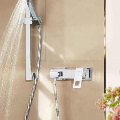 Grohe Eurocube eengreeps douchemengkraan wandmontage chroom met keramische cartridge 23145000 4