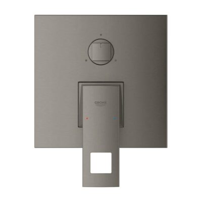 Grohe Eurocube eengreeps inbouw douchemengkraan 3 verbruikers hard graphite geborsteld 24094AL0 5
