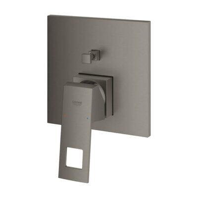 Grohe Eurocube eengreeps inbouw mengkraan voor bad 2 verbruikers hard graphite geborsteld 24062AL0 4